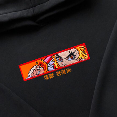 Anime Inspired Embroidered T-shirt, Sweatshirt, Hoodie, TANJIR0 Embroidered Hoodie
