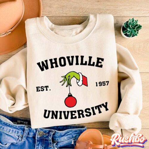 Whoville University Grinchmas Sweatshirt