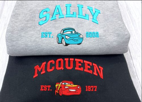 McQueen and Sally Embroidered Crewneck