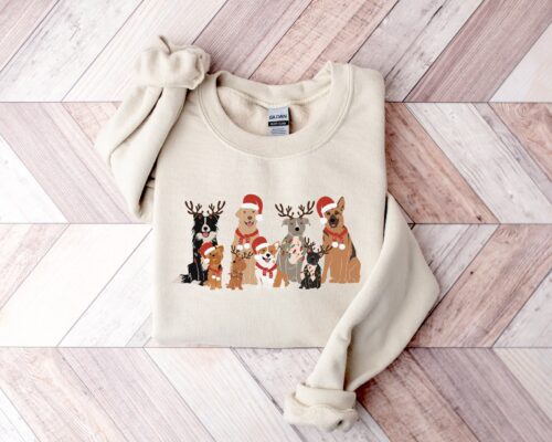 Christmas Dog Sweatshirt, Dog Owner Christmas Gift