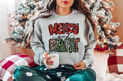 Merry Bright Christmas Sweatshirt