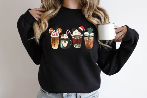 Disney Christmas Coffee Sweatshirt