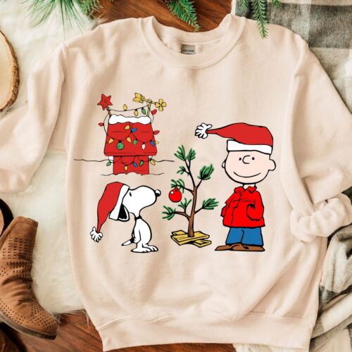 Snoopy And Charlie Christmas Sweatshirt