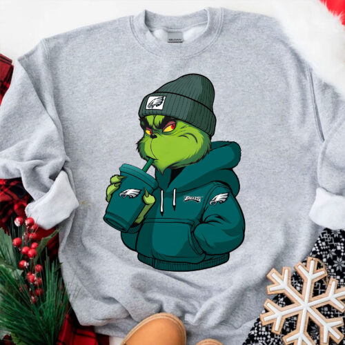The Grinch Boy Dink Eagles Christmas