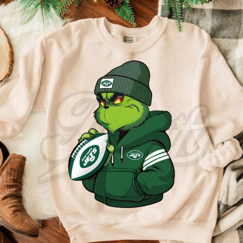 The Ginch Boy New York Jets Drink Coffee Sweatshirt NFL