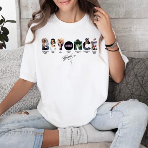 Vintage Beyonce with New Album Shirt