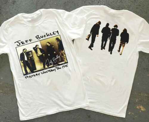 1995 Jeff Buckley Mystery White Boy Tour Music Unisex Both Sides T-Shirt