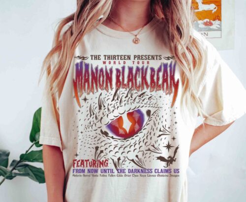 Vintage Manon Blackbeak Throne of Glass Shirt