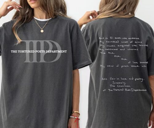 The Tortured Poets T-Shirt - TS New Album Shirt