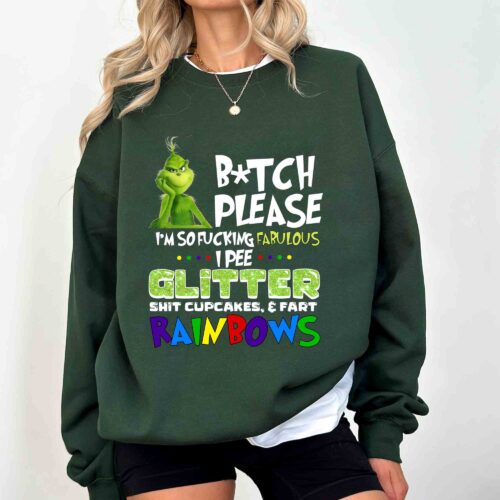 B*tch Please Merry Christmas Grinch Shirt