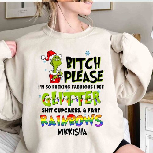 B*tch Please Grinch Christmas Shirt