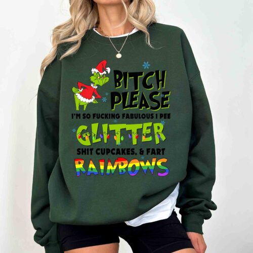 Grinch Christmas B*tch Please Shirt