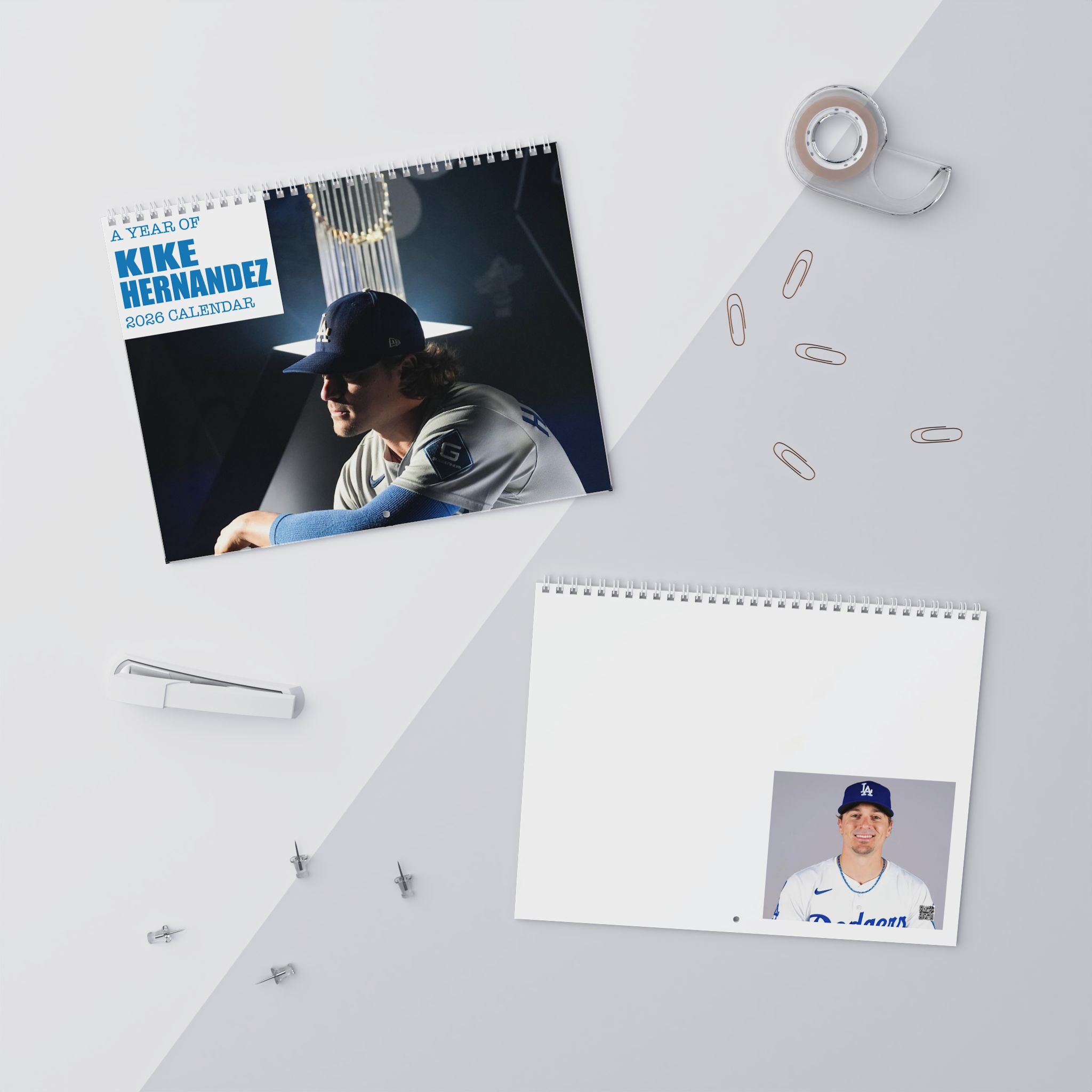 LA Dodger Kike Hernandez 2026 Calendar LA Dodger Kike Hernandez 2026 Calendar