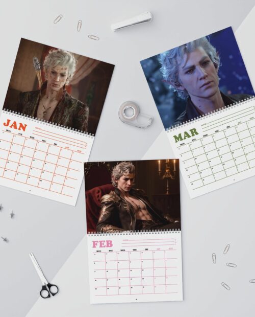 Astarion Baldur’s Gate Game 2026 Calendar