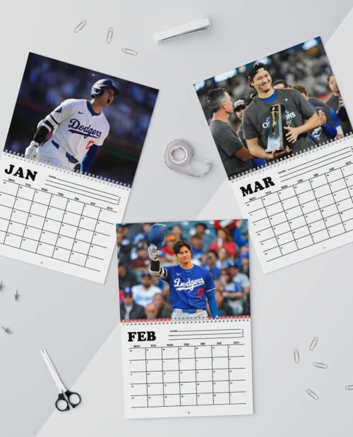 LA Dodger Shohei Ohtani 2026 Calendar