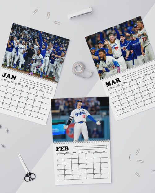 LA Dodgers World Series Champions 2026 Calendar