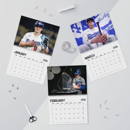 LA Dodger Kike Hernandez 2026 Calendar