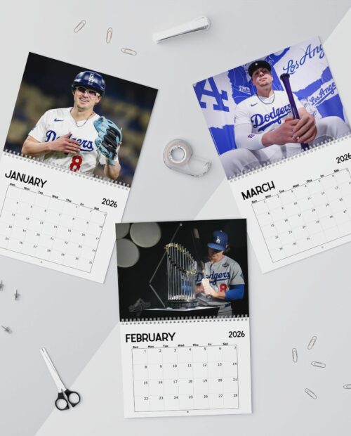 Kike Hernandez Los Angeles Dodgers 2026 Calendar