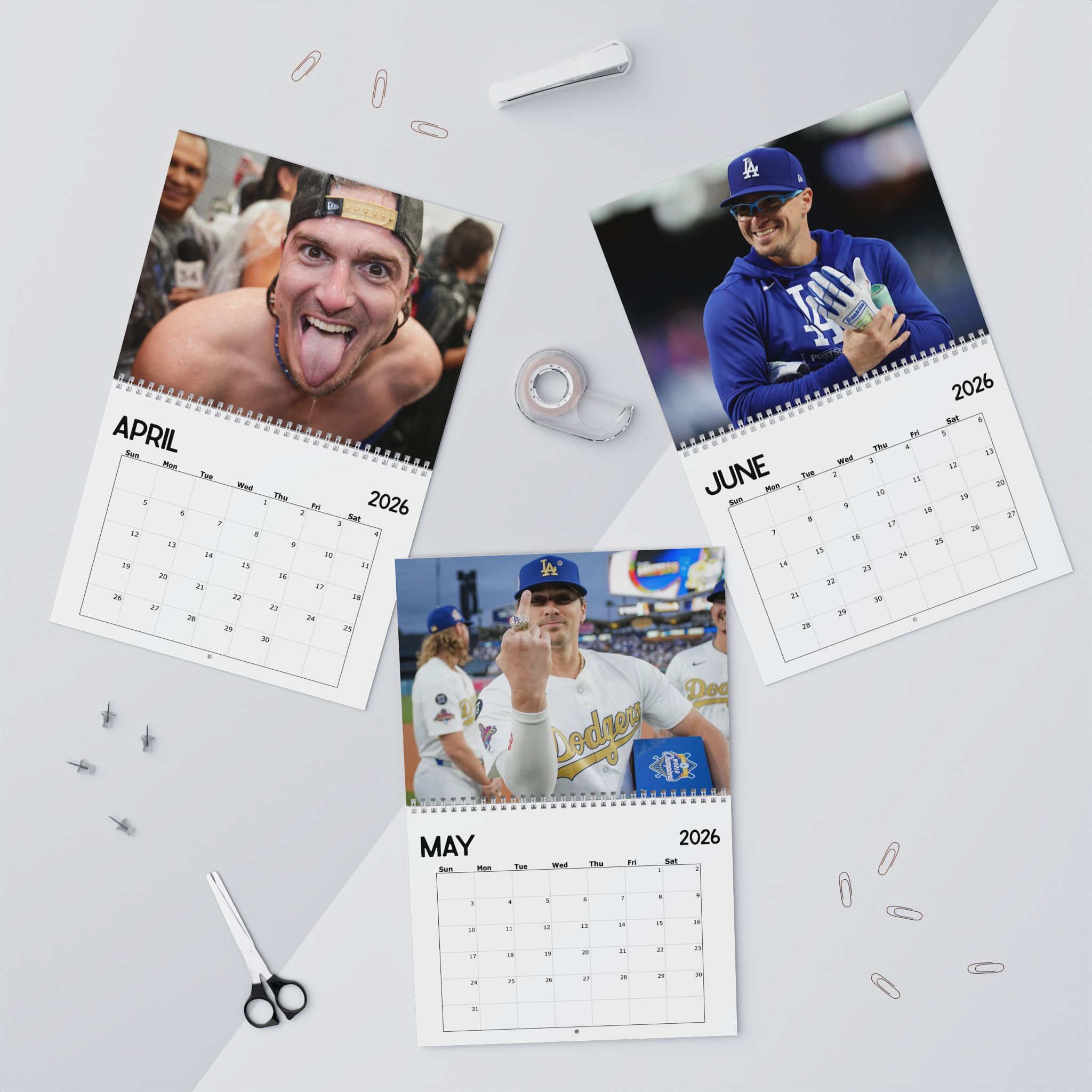 LA Dodger Kike Hernandez 2026 Calendar LA Dodger Kike Hernandez 2026 Calendar
