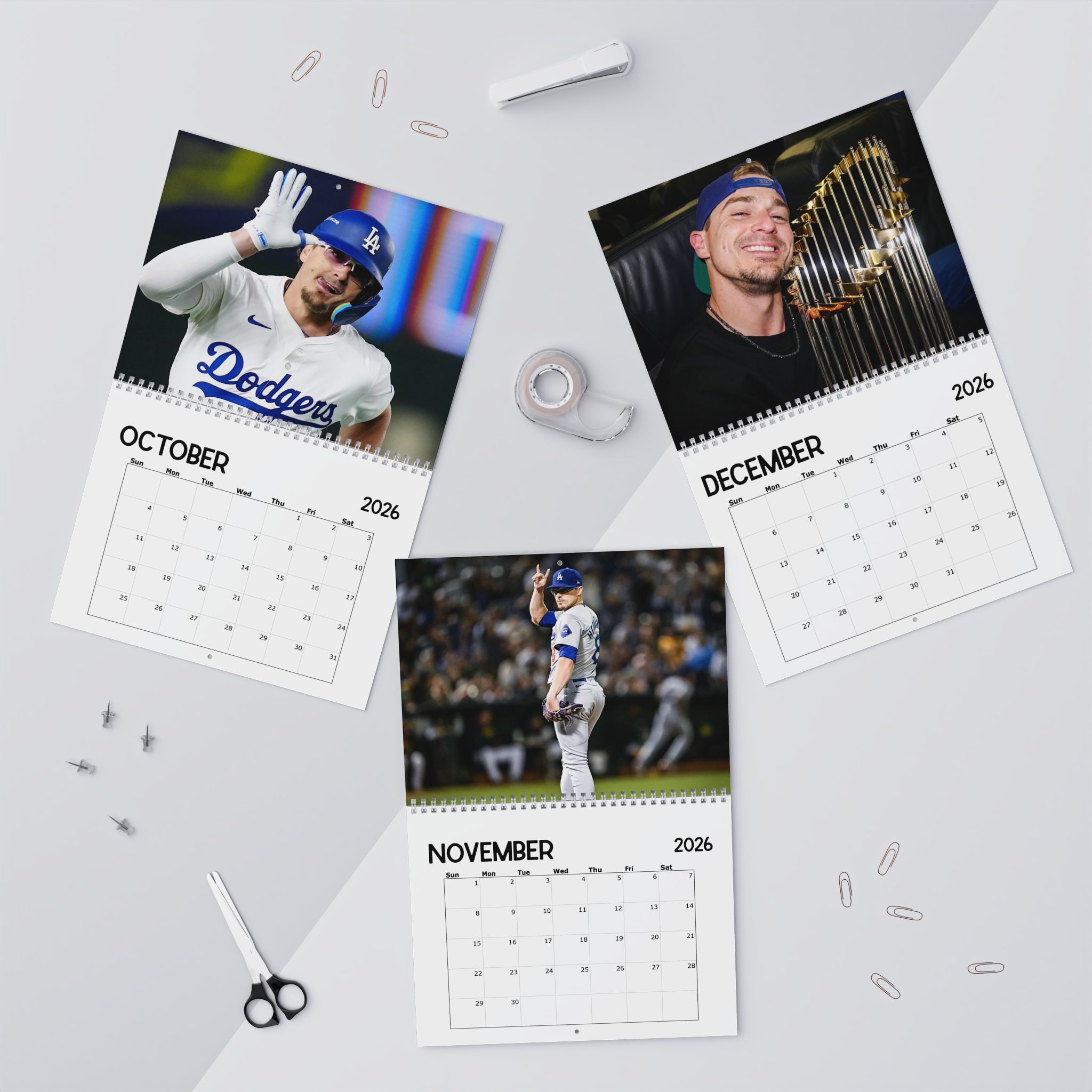 LA Dodger Kike Hernandez 2026 Calendar LA Dodger Kike Hernandez 2026 Calendar