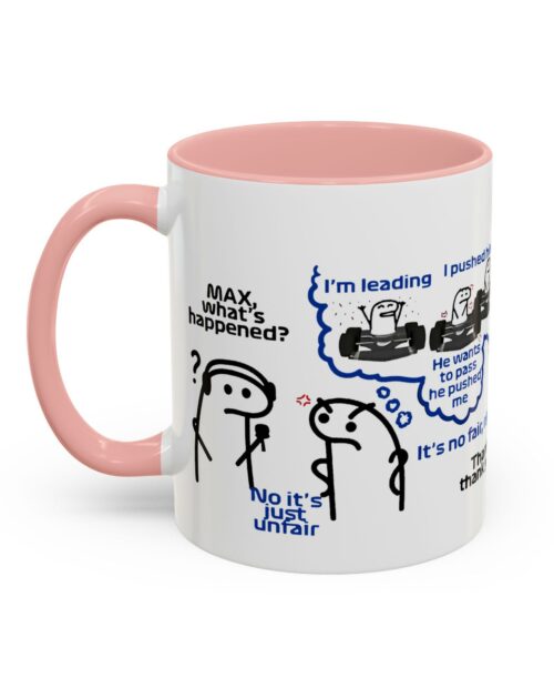 Nothing Just An Inchident Max Verstappen & Leclerc Funny Meme F1 Coffee Cup