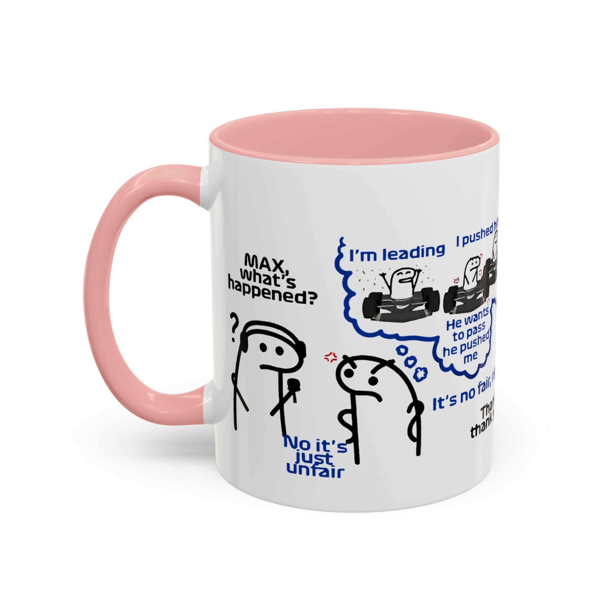 Nothing Just An Inchident Max Verstappen & Leclerc Funny Meme F1 Coffee Cup Nothing Just An Inchident Max Verstappen & Leclerc Funny Meme F1 Coffee Cup