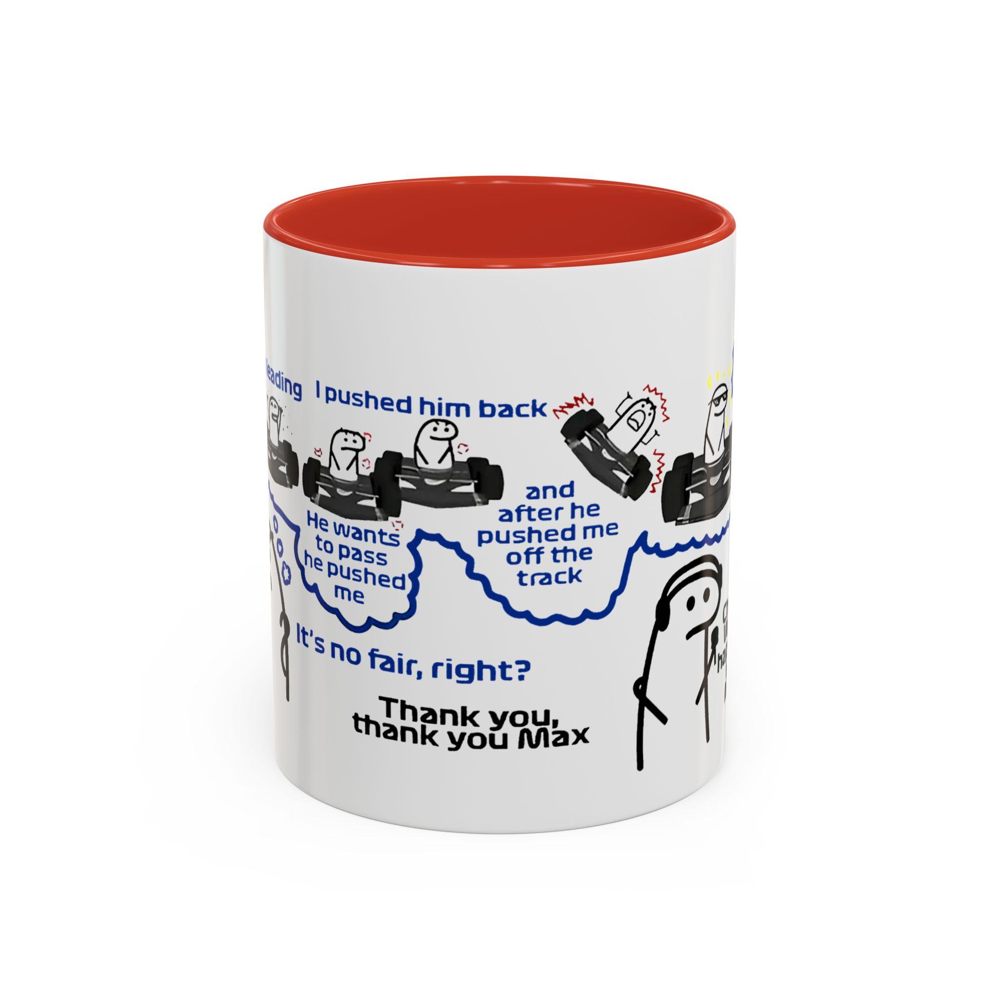 Nothing Just An Inchident Max Verstappen & Leclerc Funny Meme F1 Coffee Cup Nothing Just An Inchident Max Verstappen & Leclerc Funny Meme F1 Coffee Cup