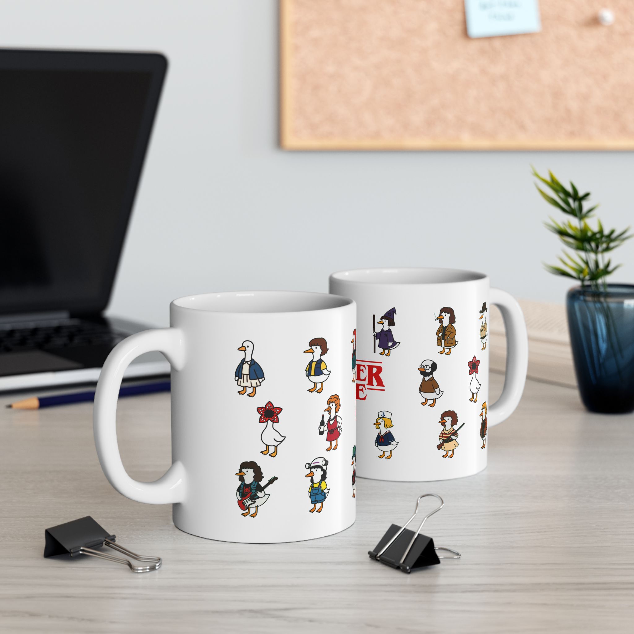Stranger Things Geese Cute Mug Stranger Things Geese Cute Mug