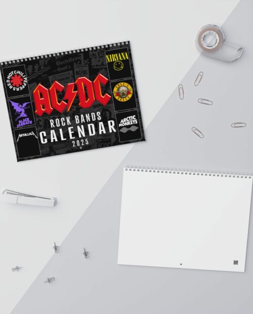 Rock Music Band 2026 Calendar