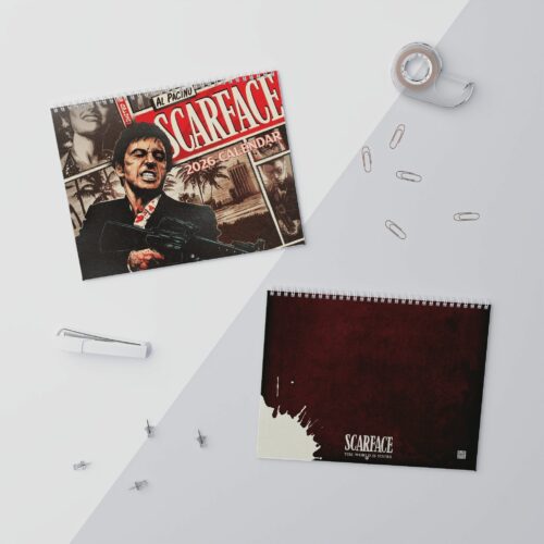 Scarface Movie Quotes 2026 Calendar