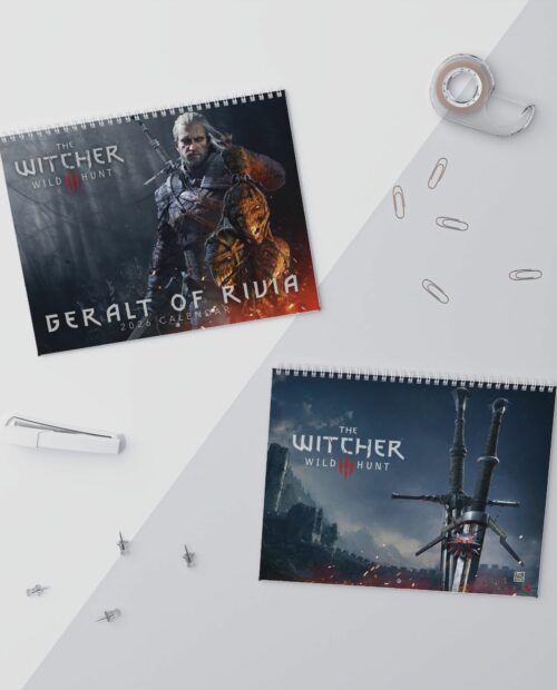 Geralt Of Rivia From The Witcher Game 2026 Calendar