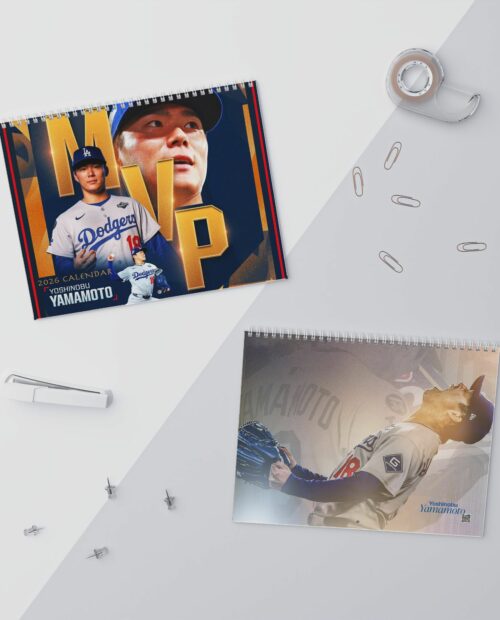 Yoshinobu Yamamoto MVP Los Angeles Dodgers 2026 Calendar