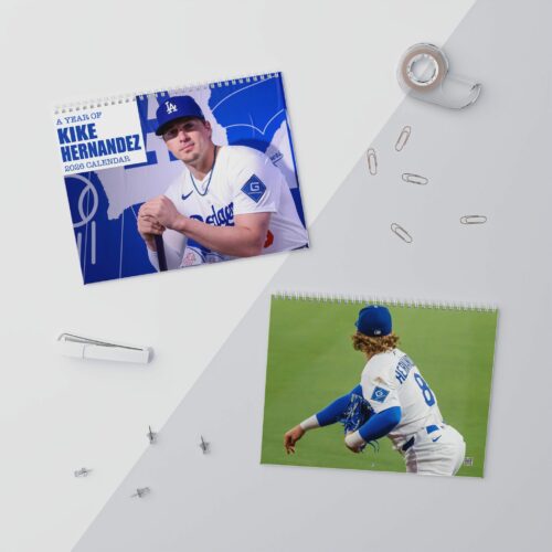 Ver2 Kike Hernandez Los Angeles Dodgers 2026 Calendar