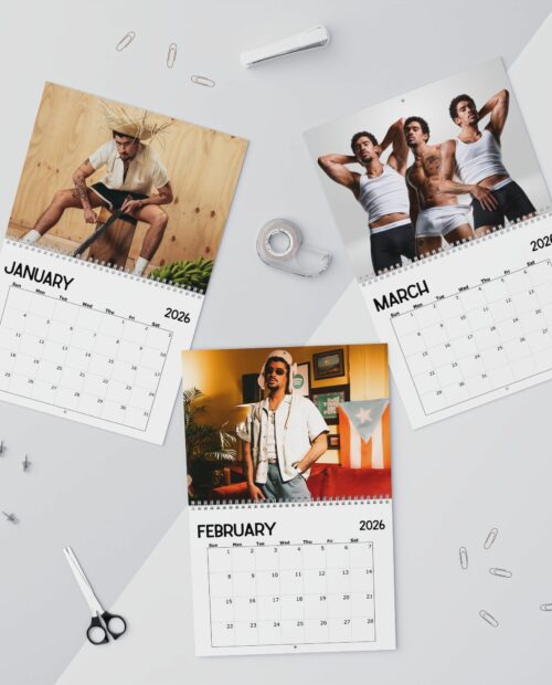 Bad Bunny 2026 Calendar