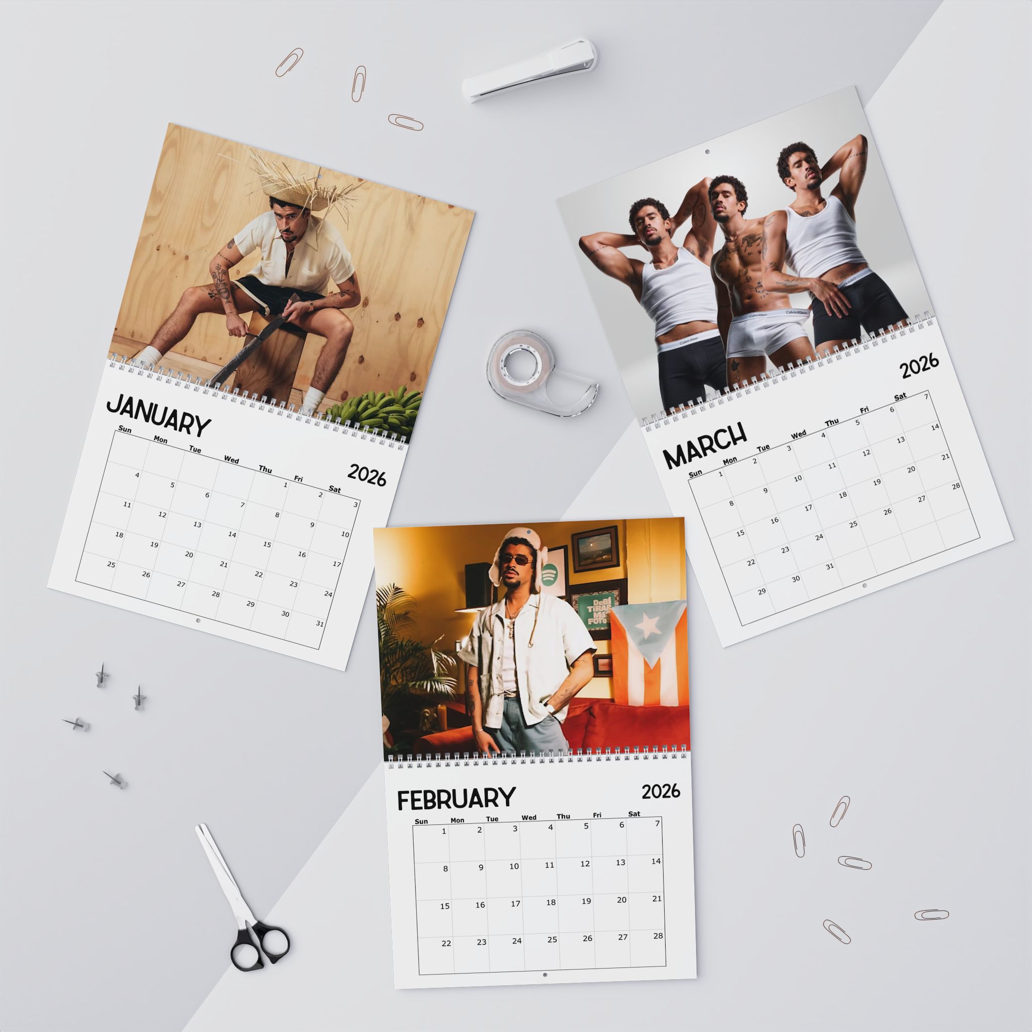 Bad Bunny 2026 Calendar Bad Bunny 2026 Calendar