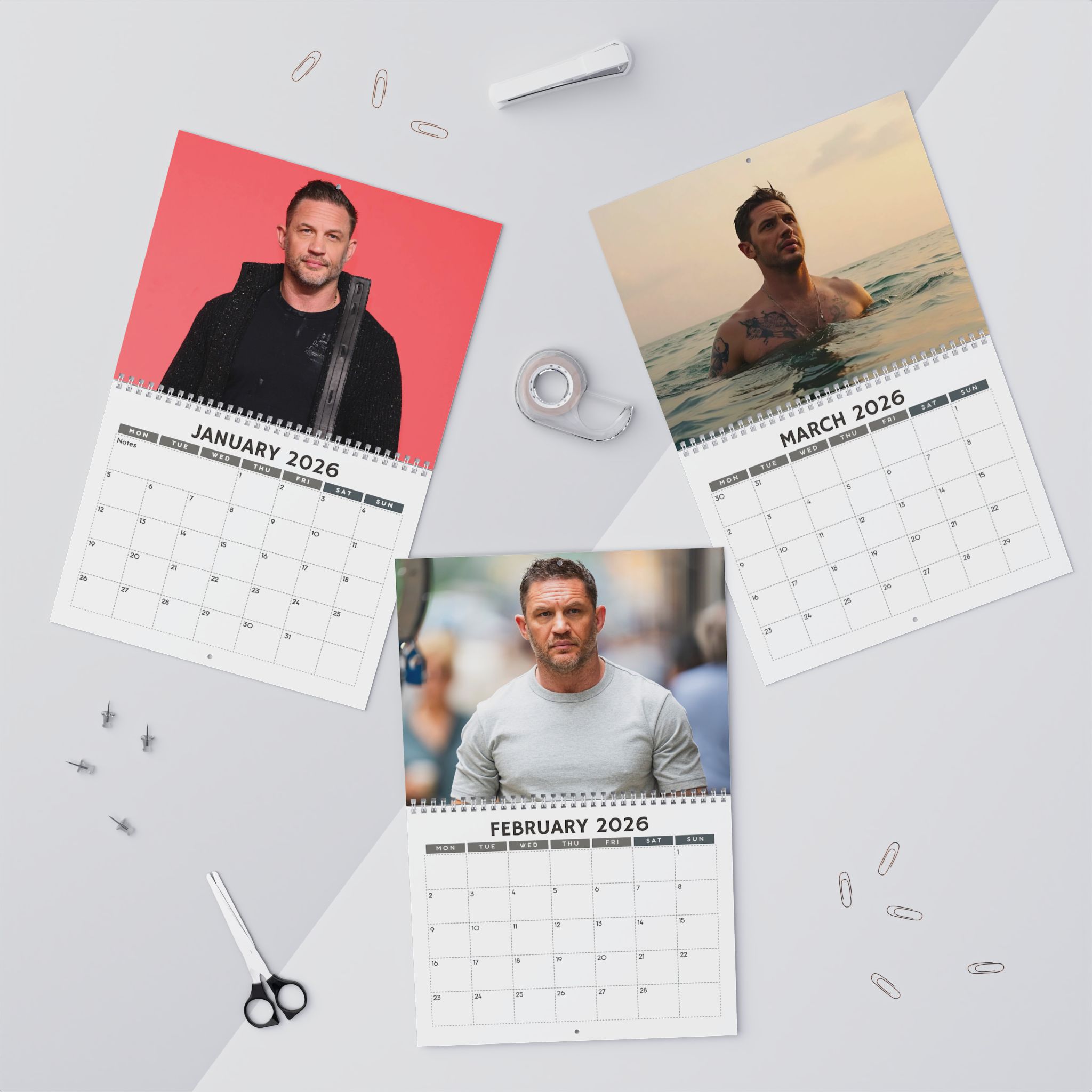 Tom Hardy 2026 Calendar Tom Hardy 2026 Calendar