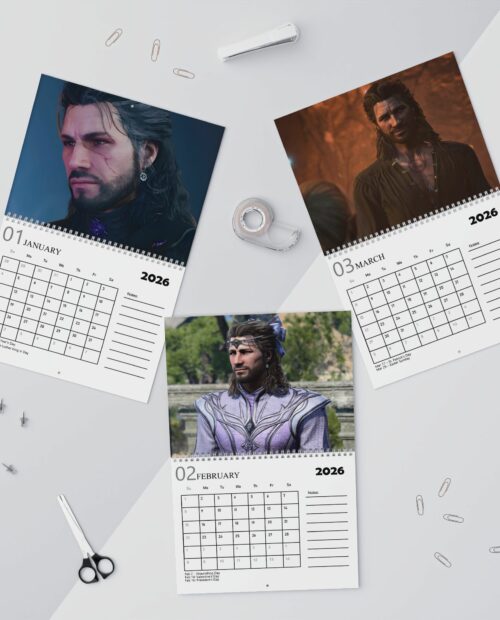 Gale Dekarios Baldur’s Gate Game 2026 Calendar