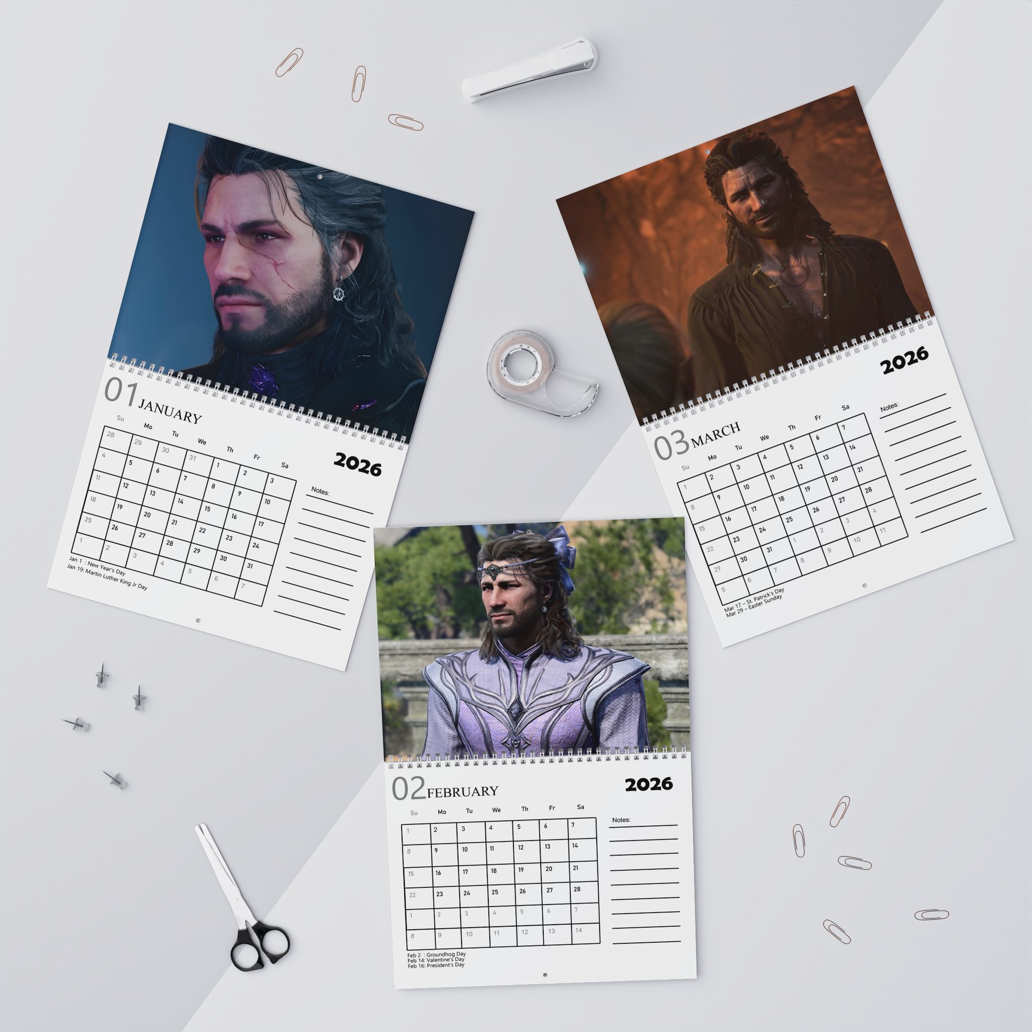 Gale Dekarios Baldur’s Gate Game 2026 Calendar Gale Dekarios Baldur’s Gate Game 2026 Calendar