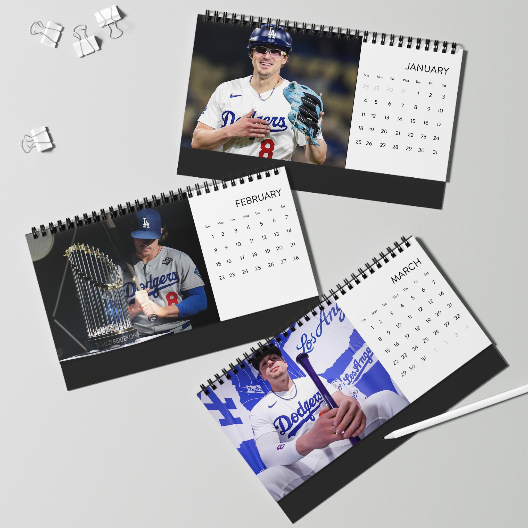 Kike Hernandez Los Angeles Dodgers 2026 Calendar Kike Hernandez Los Angeles Dodgers 2026 Calendar