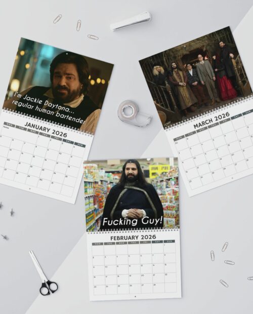What We Do In The Shadows Movie Quotes 2026 Calendar