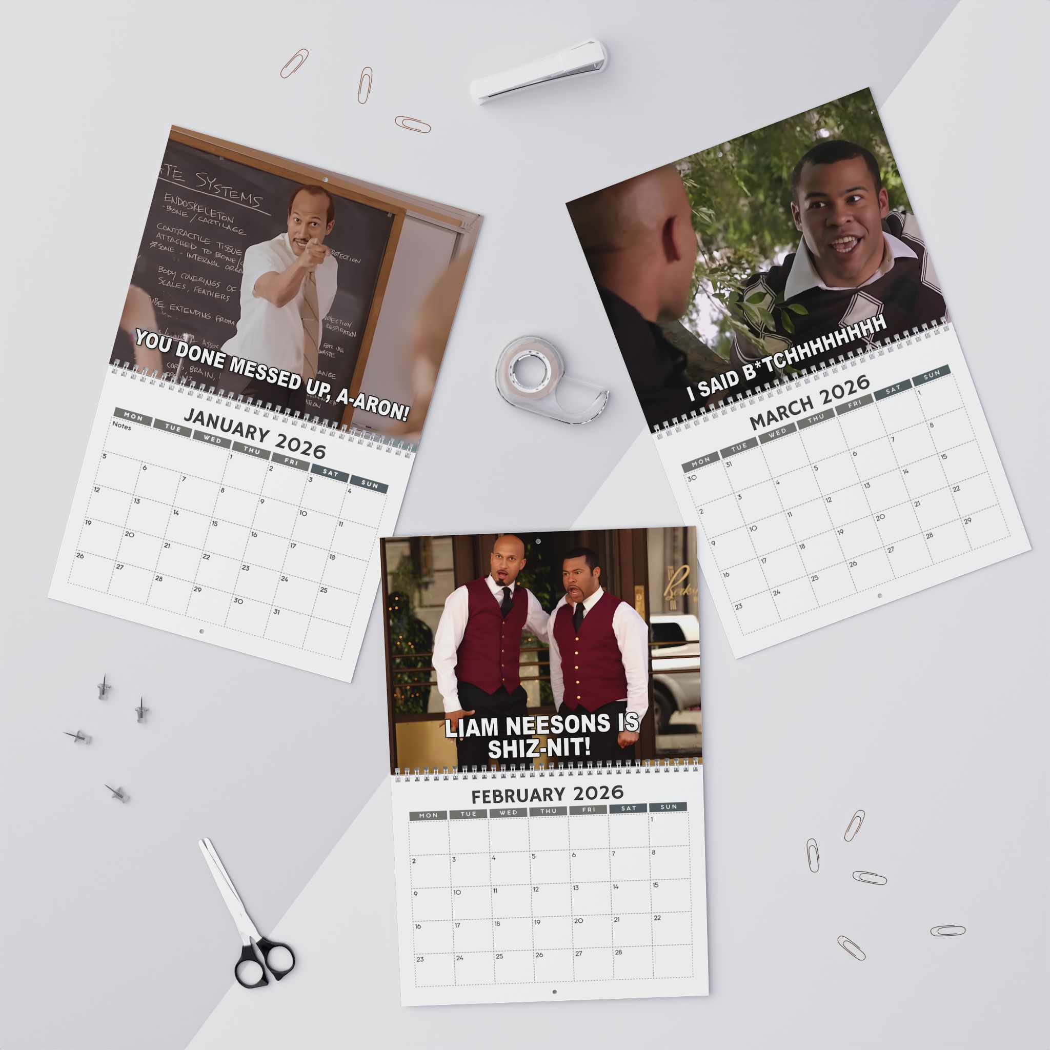 Key & Peele Movie Funny Quotes 2026 Calendar Key & Peele Movie Funny Quotes 2026 Calendar