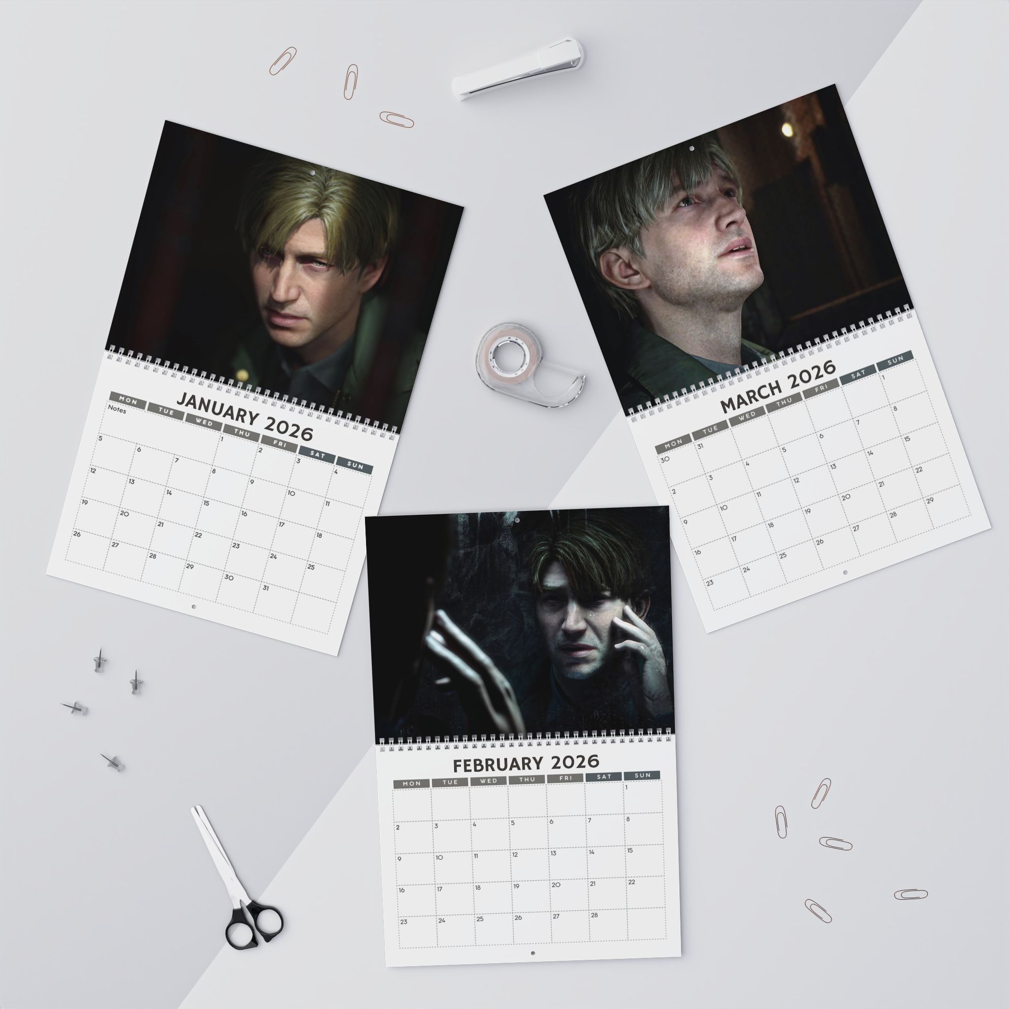 James Sunderland From Silent Hill Game 2026 Calendar James Sunderland From Silent Hill Game 2026 Calendar