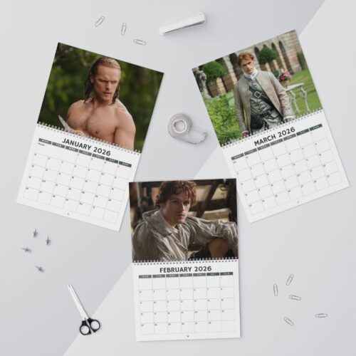 Jamies Fraser From Outlander Movie 2026 Calendar