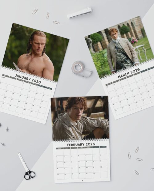 Jamies Fraser From Outlander Movie 2026 Calendar