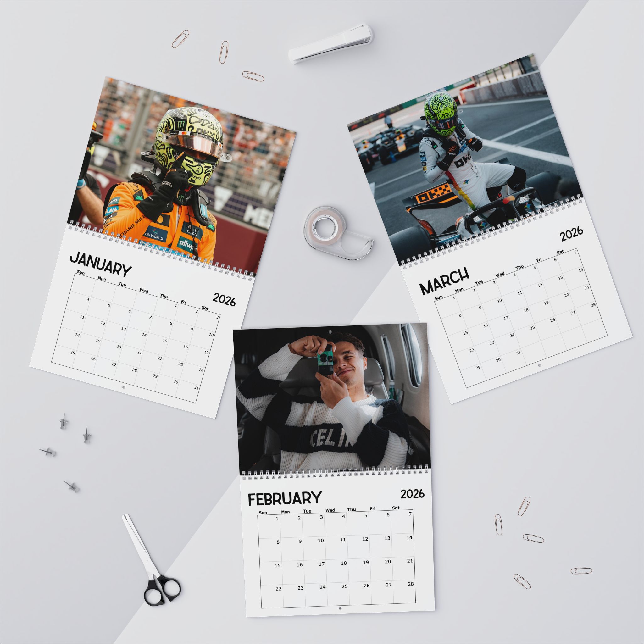 Lando Norris Formula One 2026 Calendar Lando Norris Formula One 2026 Calendar
