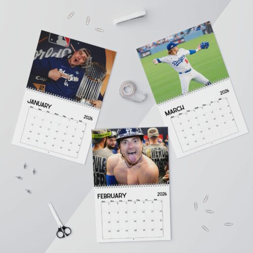 Ver2 Kike Hernandez Los Angeles Dodgers 2026 Calendar