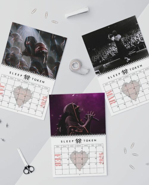 Sleep Token Music Band Ver2 2026 Calendar