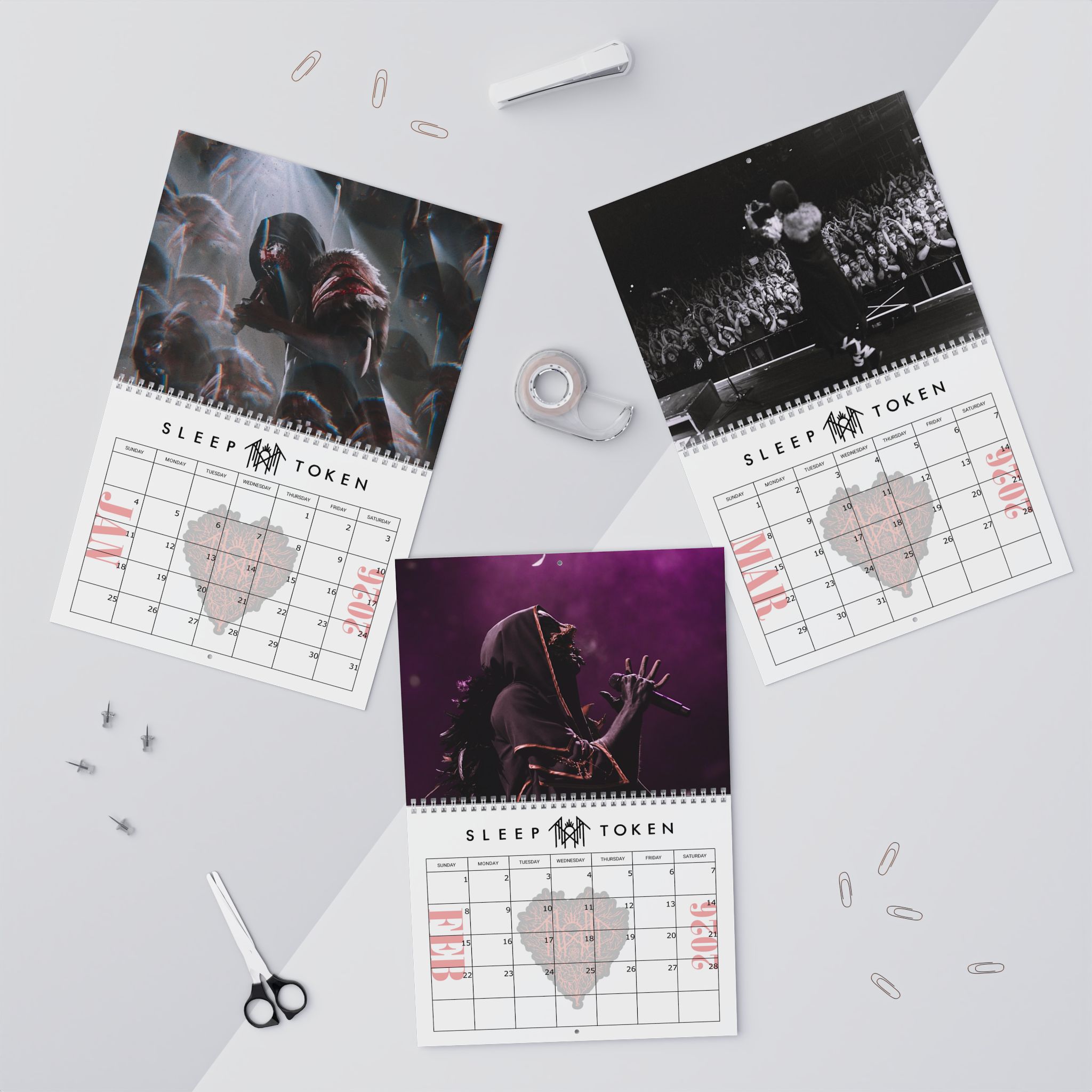 Sleep Token Music Band Ver2 2026 Calendar Sleep Token Music Band Ver2 2026 Calendar
