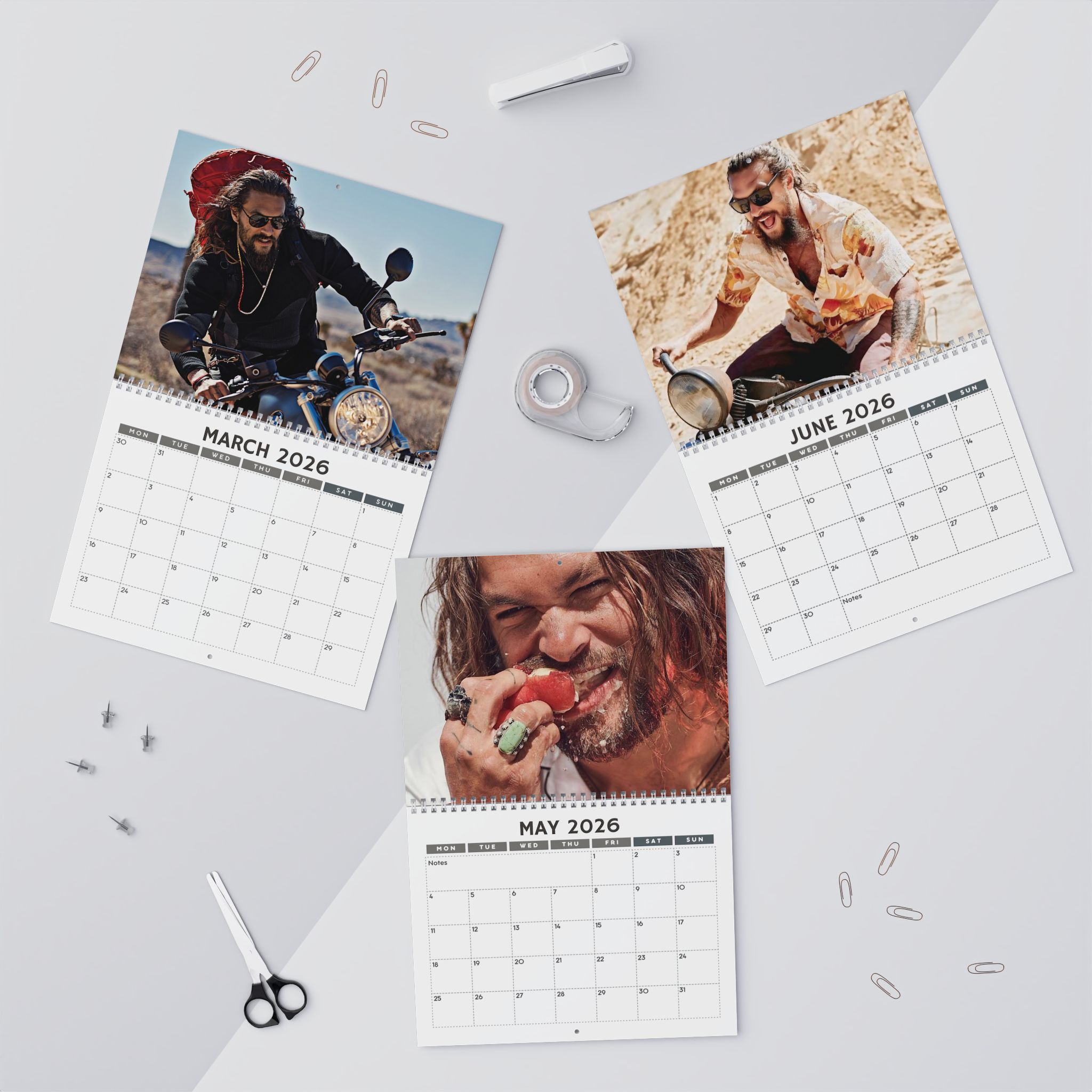 Jason Momoa 2026 Calendar Jason Momoa 2026 Calendar