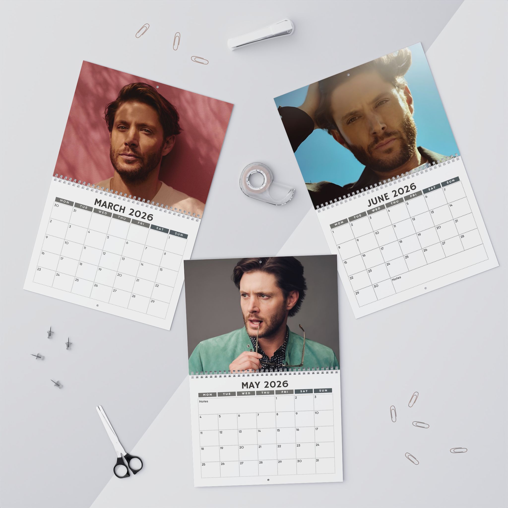 Jensen Ackles 2026 Calendar Jensen Ackles 2026 Calendar